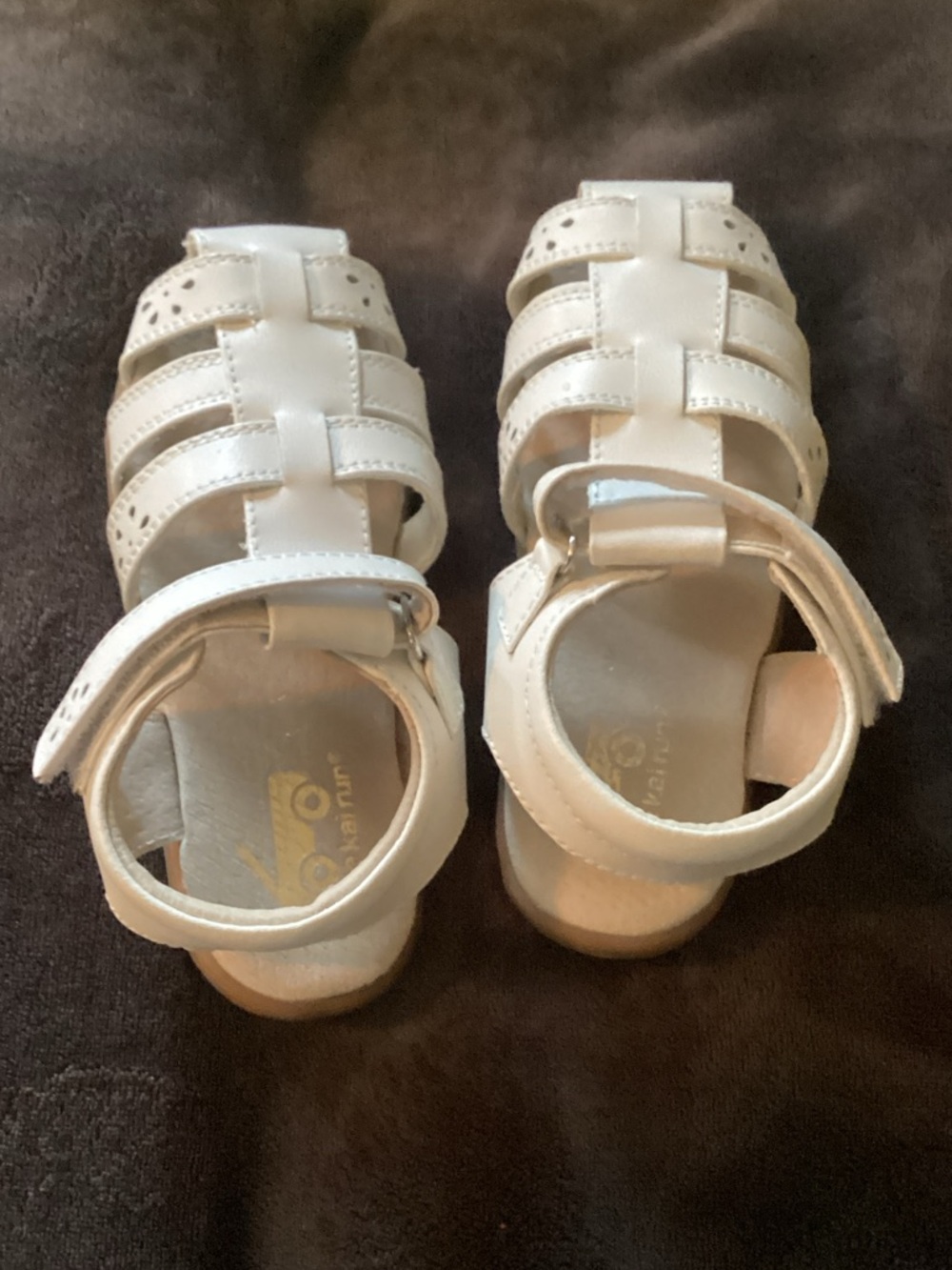 See Kai Run white sandals